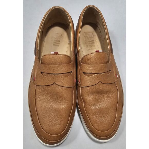 Sperry Gold Cup Cabo Plushwave Penny Loafers Shoes Mens Size 9.5 Brown Leather main image 4